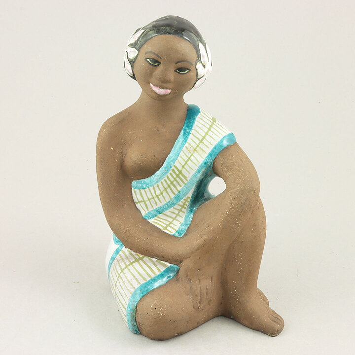 Mari Simmulson (1958) Sitting Woman 17 cm