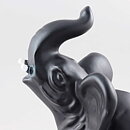 Folke and Elsa Jernberg (1960s) Black Joyous Elephant 23 cm