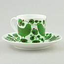 Stig Lindberg (Turtur 1972) Coffee Cup with Green Bird Decor 9 cm   [Sample Images]
