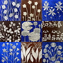 Heinz Erret (Landskapsblommor 1972) Brown Wall Plaque with Cowslip Motif 34 cm