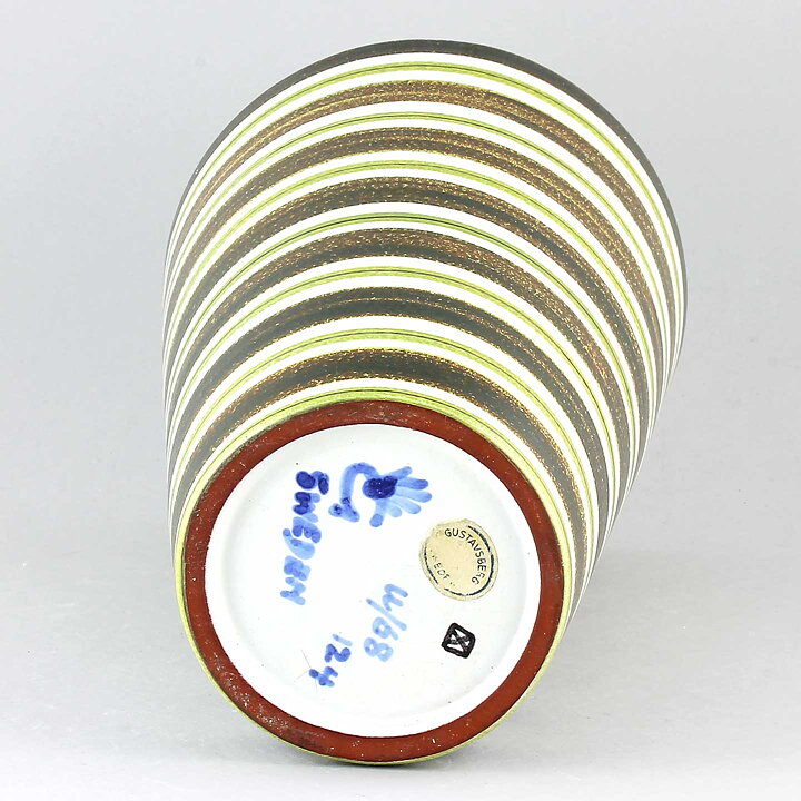 スティグ・リンドベリ 縞模様の花瓶 Vase (22cm)  1950年代