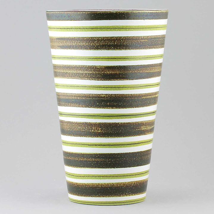 スティグ・リンドベリ 縞模様の花瓶 Vase (22cm)  1950年代