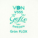 Helmer Ringström (Grön Flox 1961) Green Teacup with Flower Decor 12 cm  [Sample Images]