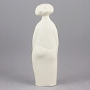 Stig Lindberg (Parian 1977) Matte White Lilla Eva Sculpture 18 cm  <with Box>