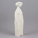 Stig Lindberg (Parian 1977) Matte White Lilla Eva Sculpture 18 cm  <with Box>