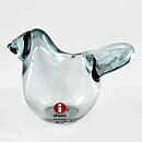 Oiva Toikka (2021) Stylistic Sieppo Glass Bird (Clear)