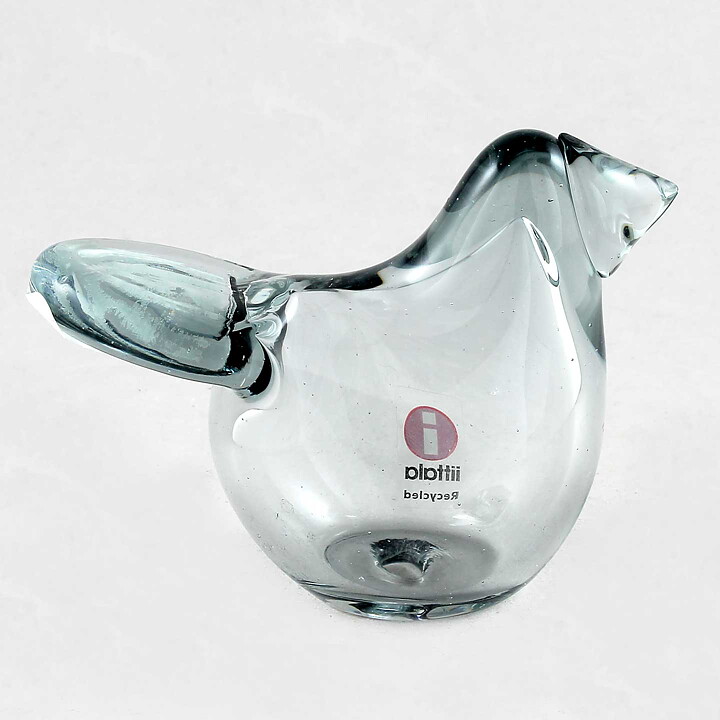 Oiva Toikka (2021) Stylistic Sieppo Glass Bird (Clear)