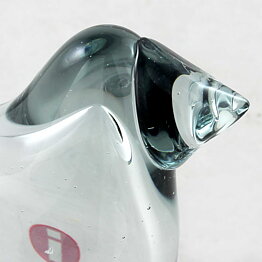 Oiva Toikka (2021) Stylistic Sieppo Glass Bird (Clear)