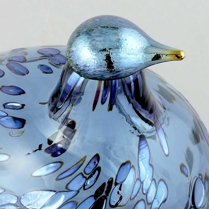 オイバ・トイッカ  ガラスの鳥  アニュアルバード  アメジスト  18cm   2021年 Amethyst Bird