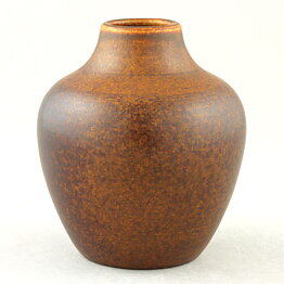 Triller Tobo (1950s) Unique Brown Vase 9 cm