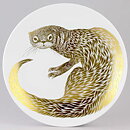 Paul Hoff (Endangered Species 1977) Otter Collectors Wall Plate 25 cm