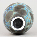 Isak Isaksson (2020) Unique Vase with Silver/Blue Crystalline Glaze 27 cm