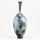 Isak Isaksson (2020) Unique Vase with Silver/Blue Crystalline Glaze 27 cm