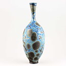 Isak Isaksson (2020) Unique Vase with Silver/Blue Crystalline Glaze 27 cm