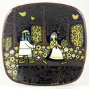 Raija Uosikkinen (Kalevala 1977) Annual Wall Plate 1977 20 cm  [Sample Images] 