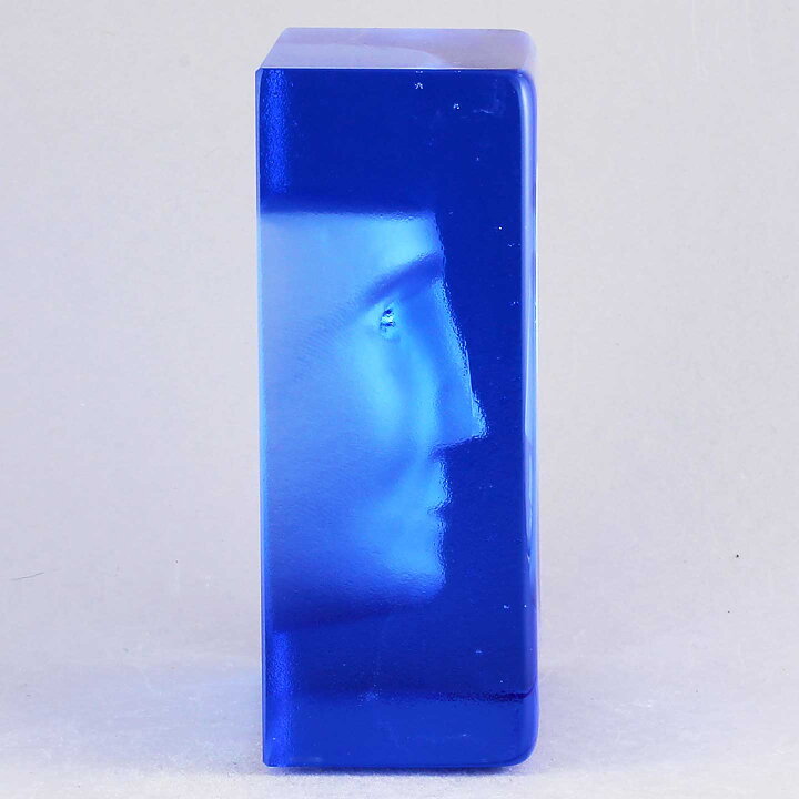 Bertil Vallien (Azur 2018) Glass Sculpture "Frost" (15 cm)