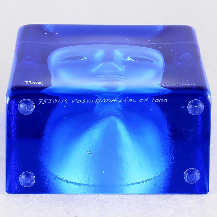 Bertil Vallien (Azur 2018) Glass Sculpture "Frost" (15 cm)
