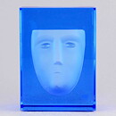 Bertil Vallien (Azur 2018) Glass Sculpture "Frost" (15 cm)