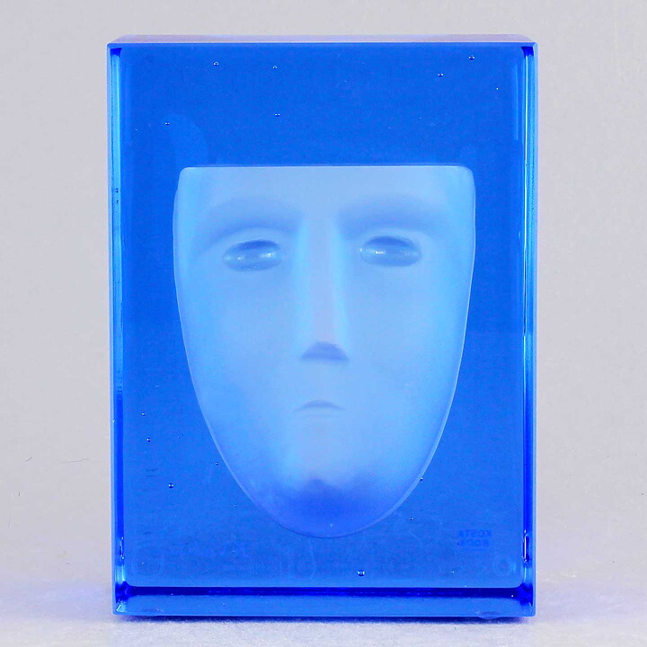 Bertil Vallien (Azur 2018) Glass Sculpture "Frost" (15 cm)