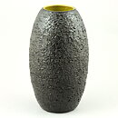 イングリッド・アッターボリ　Planシリーズ ゴツゴツとした黒い花瓶 Vase 1957年  21cm