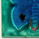 Taisto Kaasinen (Arabia 1960s) Unique Butterfly Wall Plaque 28 cm