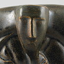 Åke Holm (1960s) Unique Masterpiece Sculpture Aron with Snake