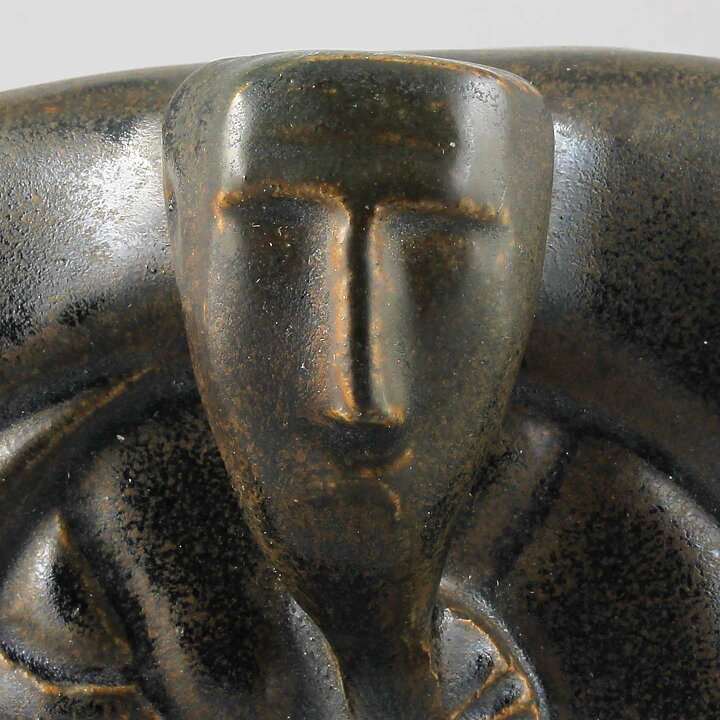 Åke Holm (1960s) Unique Masterpiece Sculpture Aron with Snake