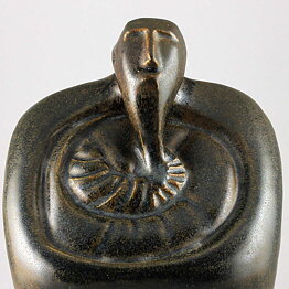 Åke Holm (1960s) Unique Masterpiece Sculpture Aron with Snake