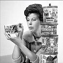 アニータ・ニールンド  カラフルな鳥  13cm  1950年代