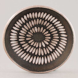 Ingrid Atterberg (Negro 1953) Striking Rounded Bowl 16 cm