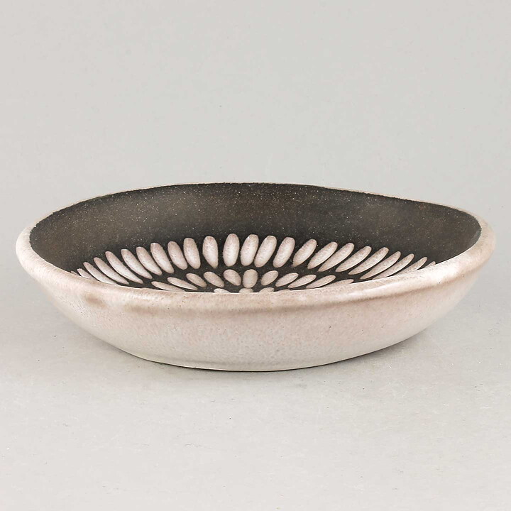 イングリッド・アッターボリ Negroシリーズ 茶色い器 Bowl  1953年 16 cm