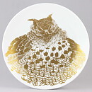 Paul Hoff (Endangered Species 1974) Eagle-Owl Collectors Wall Plate 25 cm <with Box> [Sample Images]