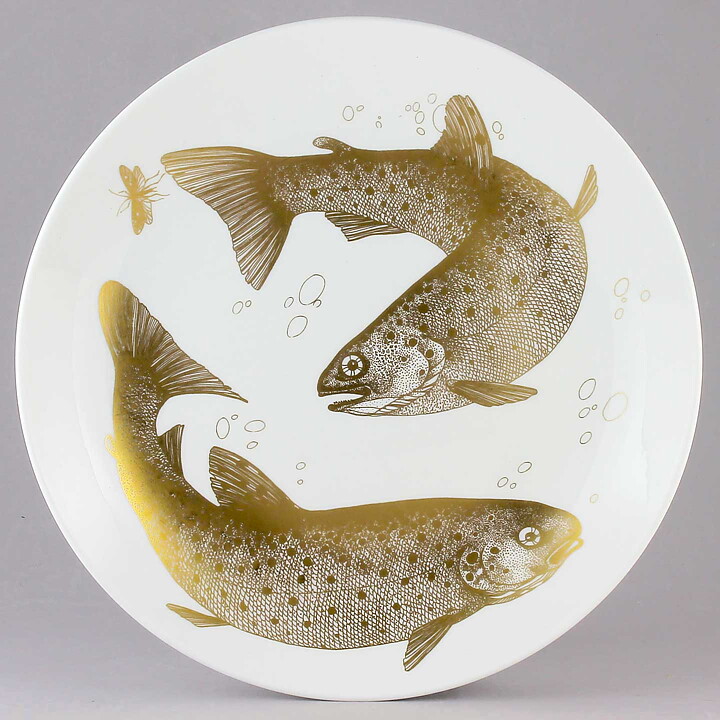 Paul Hoff (Endangered Species 1983) Brown Trout Collectors Plate 25 cm  [Sample Images]