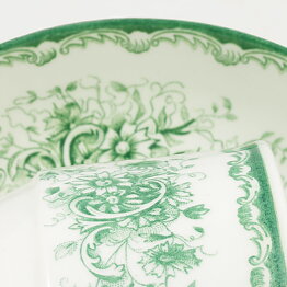 カールハリー・スタルハーネ  Gröna Annaシリーズ  グリーンの花模様のティーカップ  1966年  12cm  [サンプル画像]
