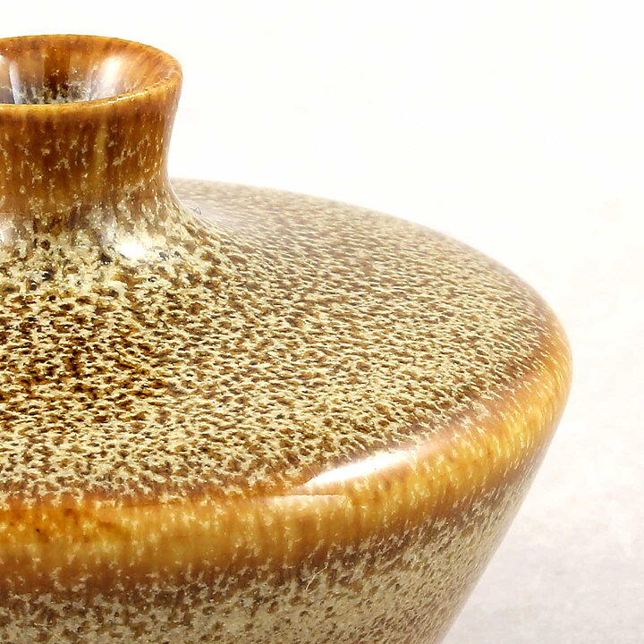 バーティル・ラングレン  ブラウンの花瓶  Vase  4cm 1970年代   〈オリジナルボックス付き〉 
