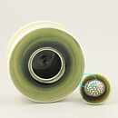 Sylvia Leuchovius (1960s) Unique Green Bowl with Bud Lid 16 cm
