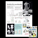 Stig Lindberg (1949) Sugar Bowl with Pink Flowers Decor 9 cm