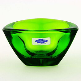 Kaj Franck (Bullseye 1956) Green Triangular Bowl  [Sample Images] (II)