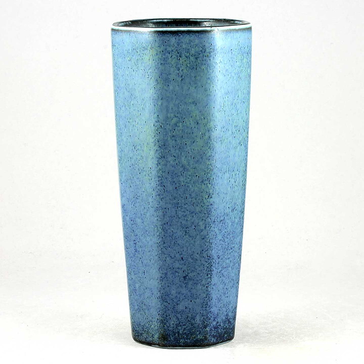 カールハリー・スタルハーネ CEKシリーズ  8角形のブルーのベース花瓶 Vase  1950年代