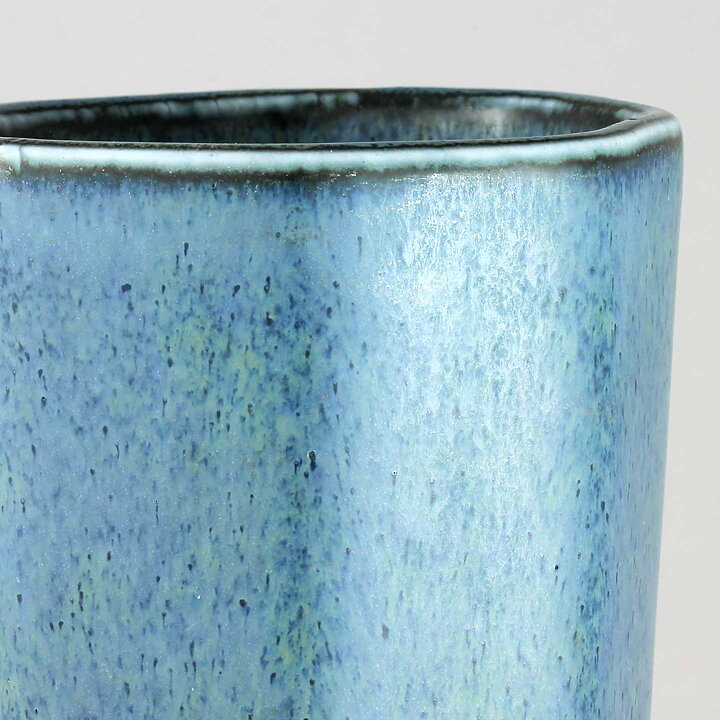 カールハリー・スタルハーネ CEKシリーズ  8角形のブルーのベース花瓶 Vase  1950年代
