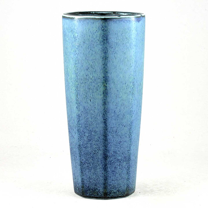 カールハリー・スタルハーネ CEKシリーズ  8角形のブルーのベース花瓶 Vase  1950年代
