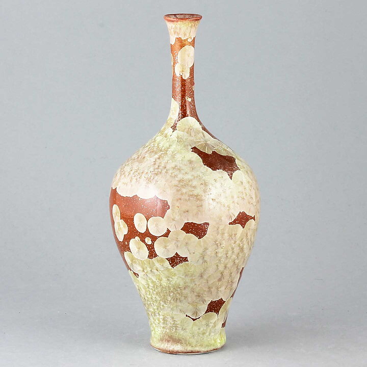 イサク・イサクソン　一点もの！　赤茶色の花瓶  2018年  (17cm)