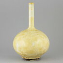 Isak Isaksson (2018) Unique Vase with Yellow Crystalline Glaze 20 cm