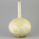 Isak Isaksson (2018) Unique Vase with Yellow Crystalline Glaze 20 cm