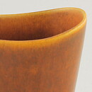 グナー・ニールンド フォルムが芸術的な茶色の花瓶 Vase 1960年代  10cm