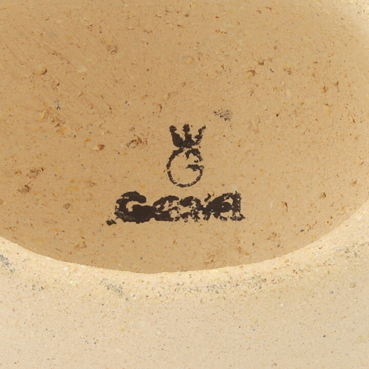 Fifalla Luna Langelund (1980s) Blue Cat Candleholder 14/7 cm   [Sample Images]