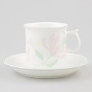 Lena Boye (Caprifolium 1980s) Coffee Cup with Pink Flower Decor 9 cm  [Sample Images]