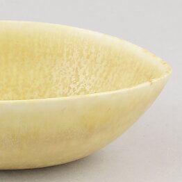 Carl-Harry Stålhane (SYG 1950s) Yellow Lens Bowl 14 cm