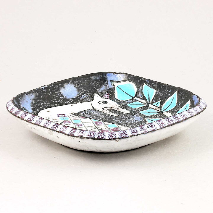 マリ・シムルソン  不思議な動物のボウル Bowl  (17cm)  1952年