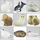 ポール・ホフ  Arktisシリーズ シロフクロウ  Snowy Owl  1980年代  16cm (2)